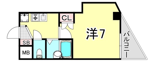 ドミール・カクタス尼崎の物件間取画像